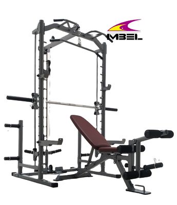 Disponível equipamento de exercícios multifunção em casa do ginásio com Smith Machine Power Rack