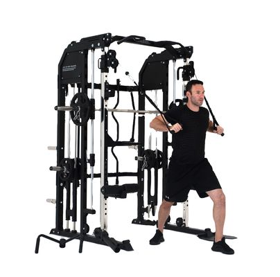 G7 G7W Equipamento de fitness multifunção 3 em 1 Combo Power Rack Com Smith Machine Função
