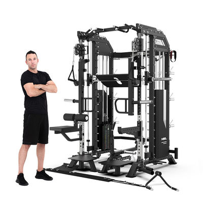 Modern Style Gym Fitness Equipment Smith Machine All In One Machine com porta de carga