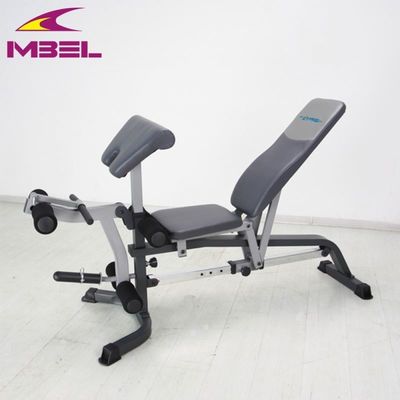 Equipamento ajustável de ginástica Ab Sit Up Bench para exercícios eficazes Cinza/preto
