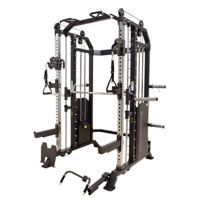 Equipamento de ginástica doméstica masculina Black Shining All-In-One Gym Smith Machine para musculação