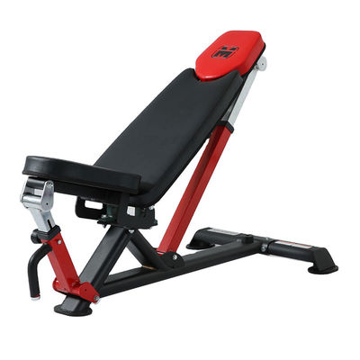 Construção Metal Multifuntcional Equipamento de fitness Exercício Leve Banco Comercial Ajustável