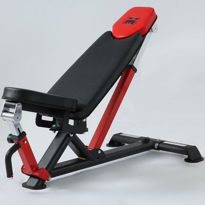 Construção Metal Multifuntcional Equipamento de fitness Exercício Leve Banco Comercial Ajustável