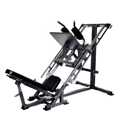 Grão/Negro Gym Press Hack Squat Machine LCL Suporte Ajustabilidade