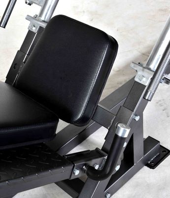 Grão/Negro Gym Press Hack Squat Machine LCL Suporte Ajustabilidade
