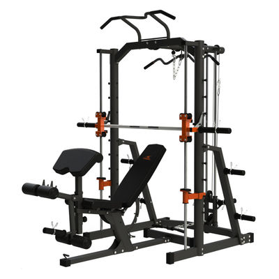 1999PRO-N Bodybuilding Fitness Machine Gym Smith Machine em cinza/preto para exercício