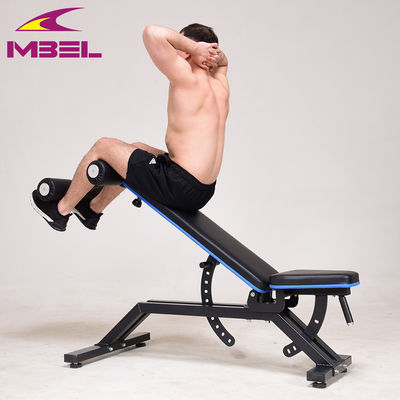 Portão de carregamento IBL-MFB Sit Up Exercise Fitness Machine Home Gym Fitness Equipamento Utility Bench