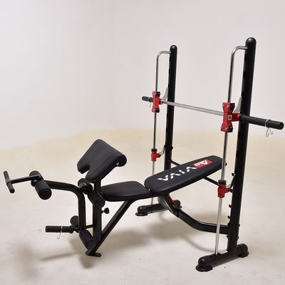 Máquina de treino de força Equipamento de ginástica Banco de levantamento de peso ajustável moderno para homens