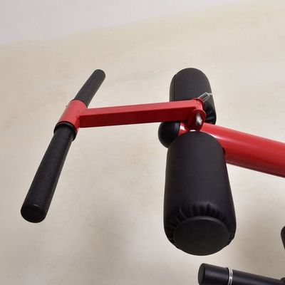 Equipamento de ginástica masculino vermelho Squat Rack Pesos levantamento banco de exercícios