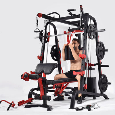 Máquina de fitness para homens 70 Unidade 9010DE Fitness Machine Gym Smith Machine com pilha de pesos