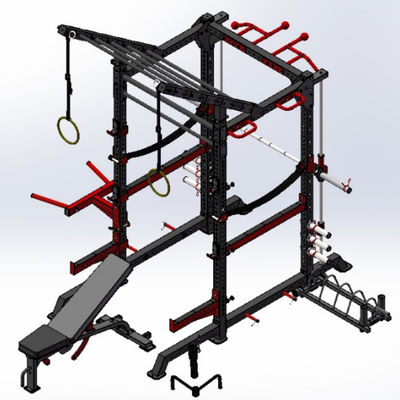 Equipamento para exercícios de carga pesada multifuncional Dimensão 2470*330*220mm N.W. 70kg