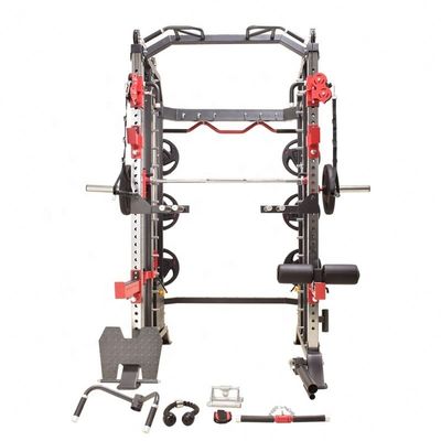 Equipamento multifuncional de ginásio comercial Smith Máquina Power Rack Treinador funcional 1700X2120X2300mm