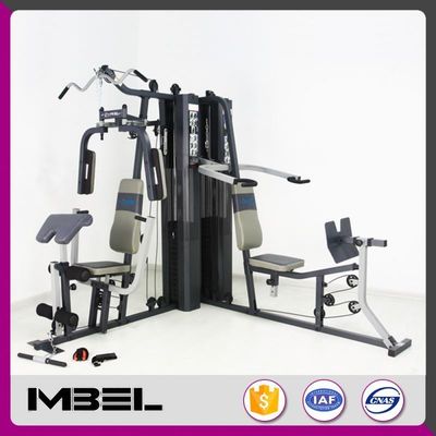 Porto de Carregamento de Qingdao Melhor Body Building Home Gym Station em cinza/preto