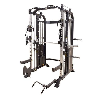 Receptor de energia integrado para treino de ginástica Receptor de fitness em cinza prateado para treinamento tudo em um