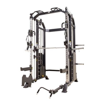 Receptor de energia integrado para treino de ginástica Receptor de fitness em cinza prateado para treinamento tudo em um