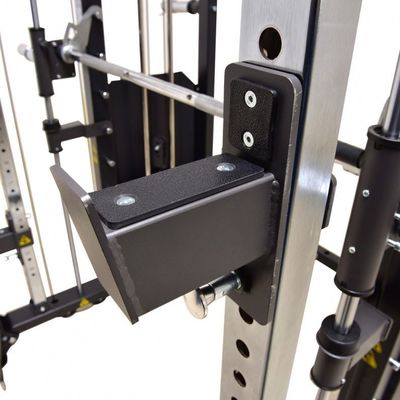Receptor de energia integrado para treino de ginástica Receptor de fitness em cinza prateado para treinamento tudo em um