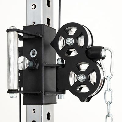 Grão escuro levantamento de peso dobrável tudo em um banco ginásio com Barbell Bar Press Machine