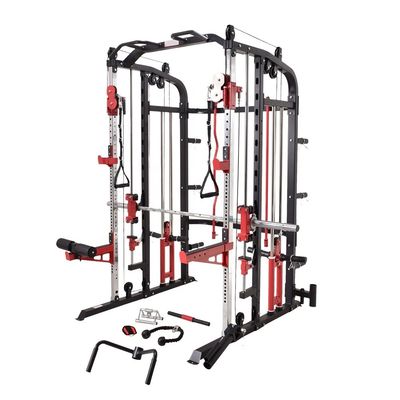 G8 LP Multifuncional Power Rack Máquina Smith Funcional Treinador dobrável NO 94