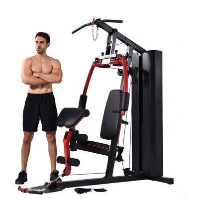 Revolucione o seu ginásio em casa com o Fitness Multifuncional de uma estação em CINZO/NEGRO