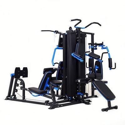 Combo Set Oferecido Contacto Preto Matt Home Gym Equipamento Multi Estação