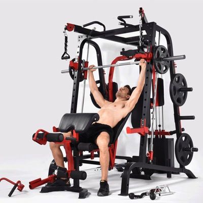 Fabricantes de equipamento de ginástica Máquina Smith multifunção com empilhadeira de peso de 20'