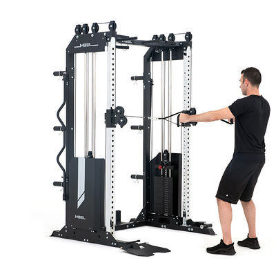 XT2 Gym Multi Function Power Rack Trainer Funcional Preto Matt para exercícios em ambientes internos