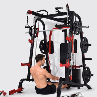 Conjunto completo Treinador Multifuncional Ginásio Máquina Smith Equipamento de Treinador Funcional Máquina Smith