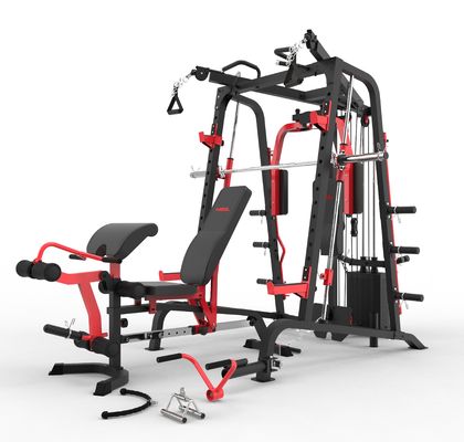 Conjunto completo Treinador Multifuncional Ginásio Máquina Smith Equipamento de Treinador Funcional Máquina Smith