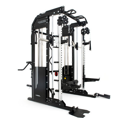 Red Multi Functional Trainer Power Rack Fitness Equipamento de ginástica Equipamento de exercícios Smith Machine Home Gym Station N.W. 378.2