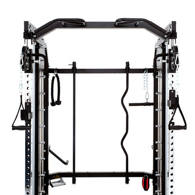 Red Multi Functional Trainer Power Rack Fitness Equipamento de ginástica Equipamento de exercícios Smith Machine Home Gym Station N.W. 378.2