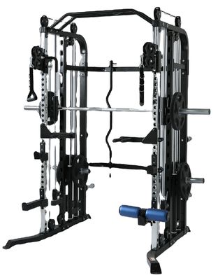 Red Multifuntcional Trainer Smith Machine para Homens Equipamento de Treinamento para Casa e Ginásio