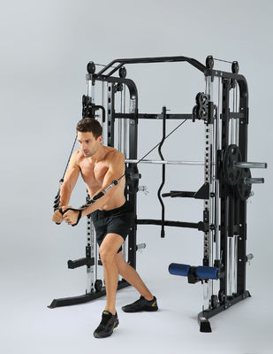 Red Multifuntcional Trainer Smith Machine para Homens Equipamento de Treinamento para Casa e Ginásio
