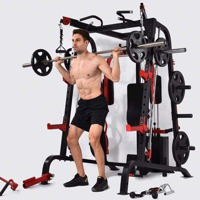 Carregamento do porto Commercial Smith Machine Equipamento de ginástica para treinamento multifuncional