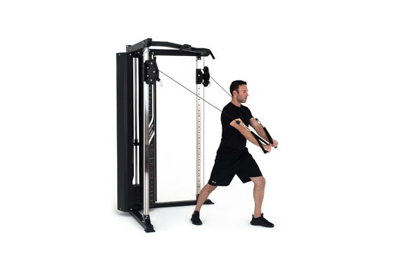 Treinador Multifuncional Barbell Rack Gym Força e desempenho com Power Rack