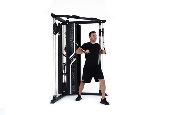 Treinador Multifuncional Barbell Rack Gym Força e desempenho com Power Rack