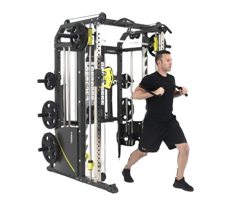 Equipamento de ginástica multifuncional Máquina Smith para ginástica em casa personalizada para suas necessidades