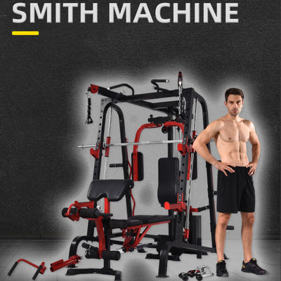 Máquina Smith multifuncional Melhor equipamento de fitness para casa ginásio Crossover de cabo