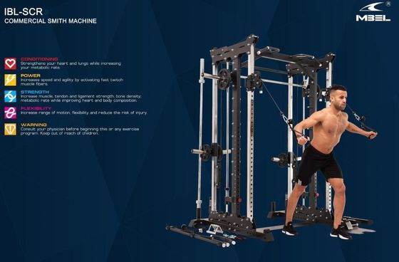 Equipamento de ginástica comercial Treinador crossover de cabo multifuncional durável para casa