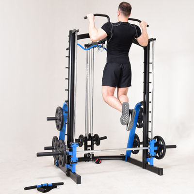 Equipamento de fitness em casa do ginásio tudo em um treinador máquina Smith para treinamento para cima e para baixo