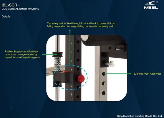 Treinador de ginástica integrado de máquina Smith multifuncional para exercícios em casa e ginásio