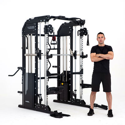 Equipamento de fitness para musculação Ginásio todo em um Máquina Smith Treinador multifuncional
