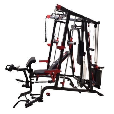 Treinamento de Força Indoor Treinador Multifuncional Power Cage Smith Machine Squat Rack