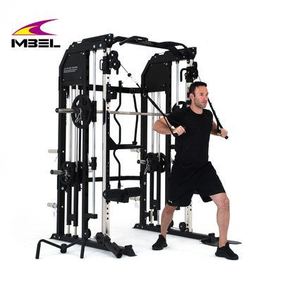 Black All In One Multi Function Smith Machine Equipamento de fitness para serviço OEM ODM