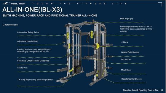 Power Rack Power Functional Trainer Squat Rack para estilo moderno Multi Function Rack