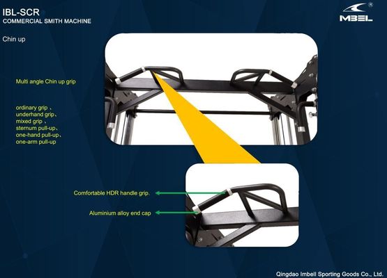 Equipamento de musculação moderno Reguladora de agachamento dobrável para fitness multifuncional