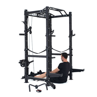 Equipamento de ginásio de fitness comercial dobrável Power Half Squat Rack para treinamento avançado